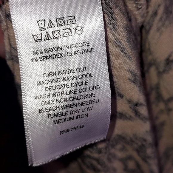 Rachel Zoe Asymmetrical Black and Tan Dress - Picture 4 of 4